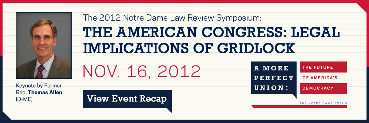 Event Recap for The American Congress: Legal Implications of Gridlock